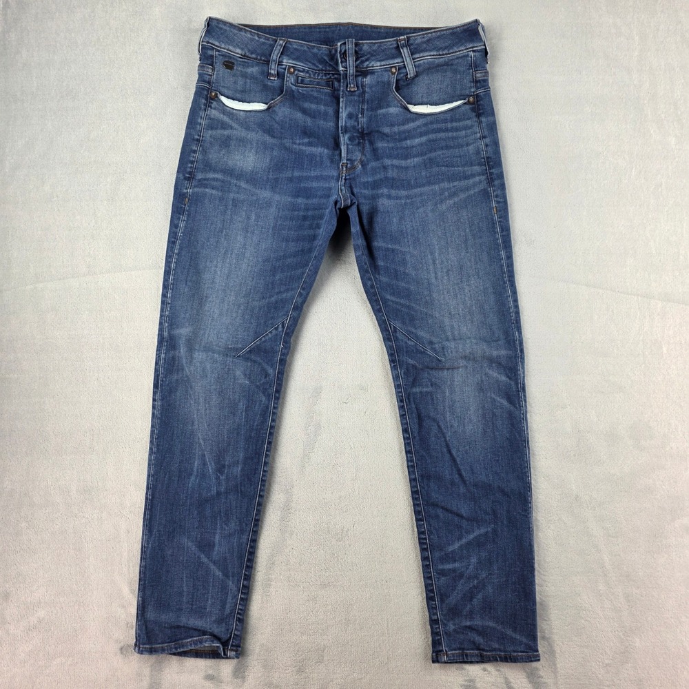 G-Star Raw D-Staq 5-Pocket Slim Jeans Blue Indigo 32x30 D06761-8968-6028
